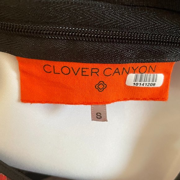 Clover Canyon Irish Box Neoprene Scuba Dress S Bodycon Stretch Party Going Out - Picture 10 of 11